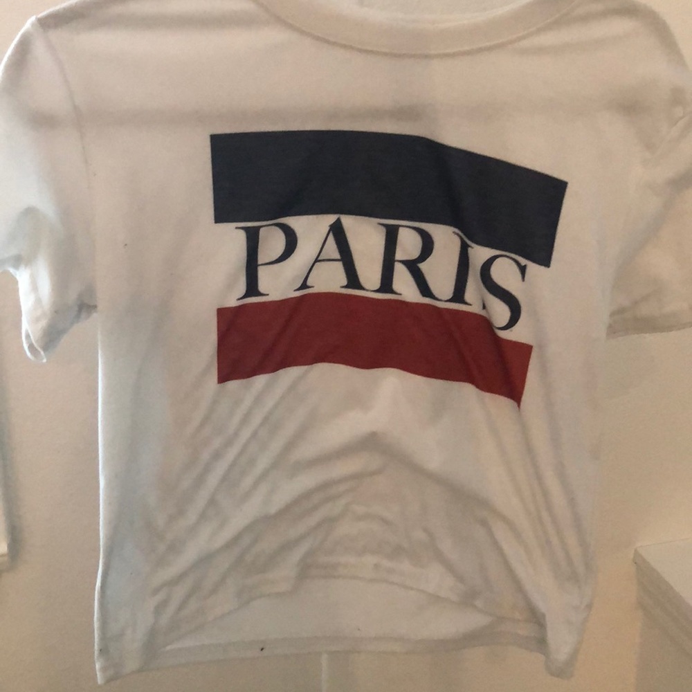 white tee